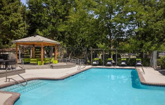 Sparkling Pool Deck | Apartments For Rent Kennewick Wa | Crosspointe Apartments