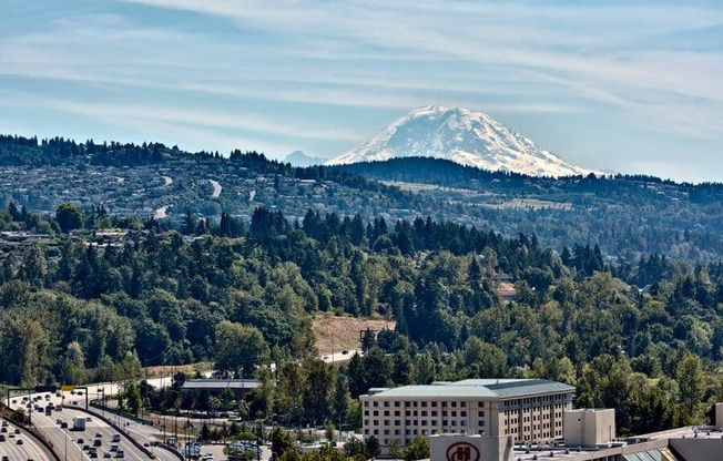 Apartments in Bellevue WA near Amazon - Metro 112 Apartments - views of Mt. Rainier