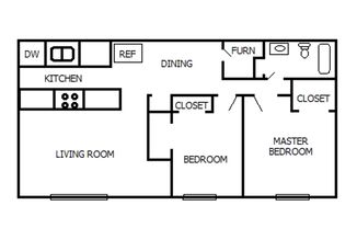 2 beds, 1 bath, 850 sqft, $850, Unit Apt 217