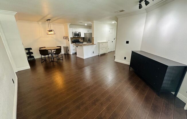 Beautiful 2 bed 2 bath condo in guard gated Residence at Canyon Gate community! Home features beautiful granite countertops in kitchen, custom showers in dual master bedrooms, and crown trim & window shutters! Community features pools, mini golf, tennis c