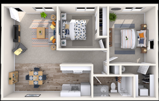 2 beds, 1 bath, 850 sqft, $2,190