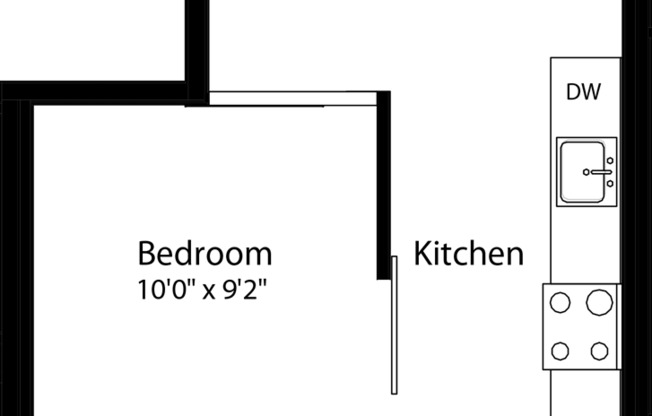 1 bed, 1 bath, 513 sqft, $2,157, Unit 515
