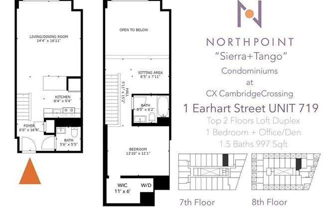 2 beds, 1.5 baths, 997 sqft, $3,950, Unit 719