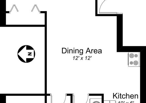 1 bed, 1 bath, 810 sqft, $1,950, Unit 1313 G