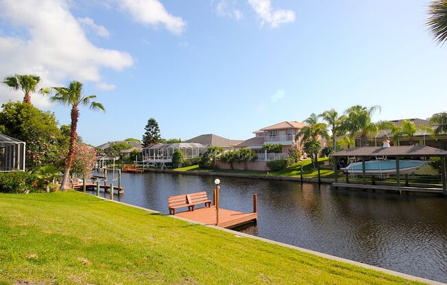 3 Bed 2 Bath C Section Home with Boat Dock on Salt Water Canal!