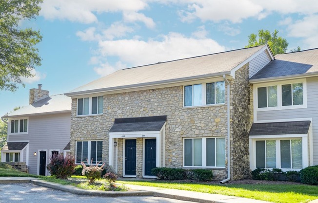Apartment Building Exterior at Woodbridge Bloomington