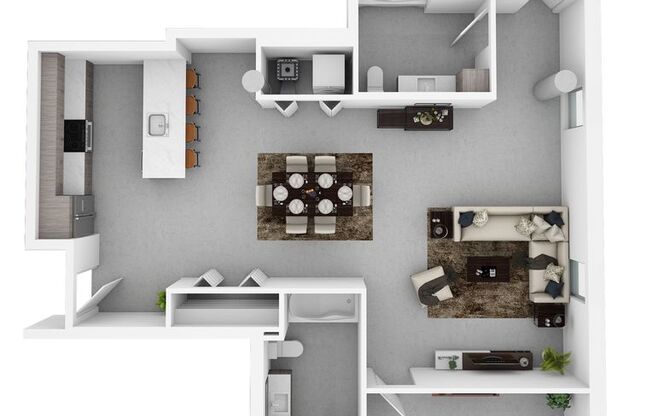 2 beds, 2 baths, 1,342 sqft, $1,945, Unit 103