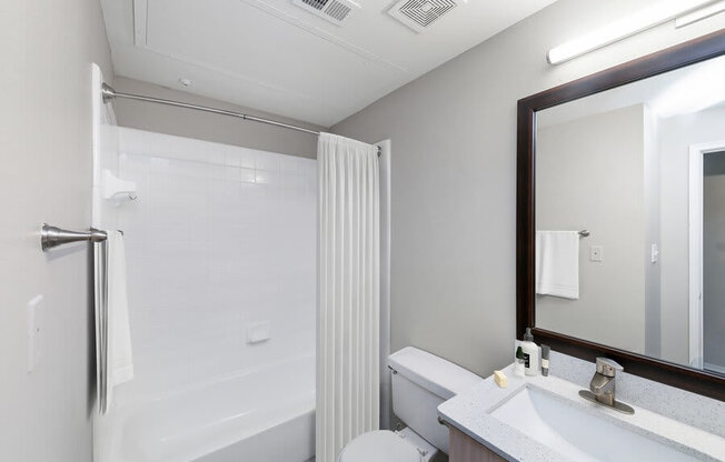 Model bathroom