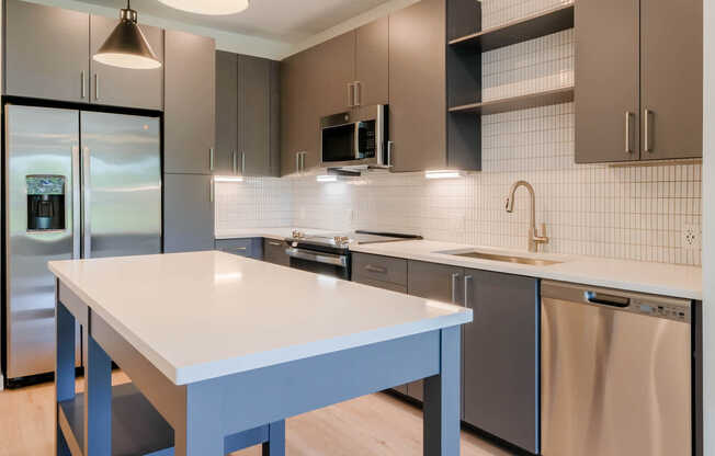 Kitchen with Stainless Steel Appliances