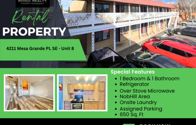 1 bed, 1 bath, 650 sqft, $815, Unit Unit 8