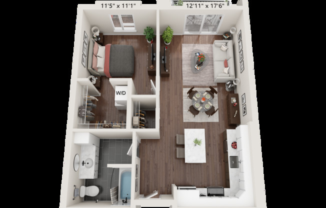 1 bed, 1 bath, 750 sqft, $1,425, Unit 333