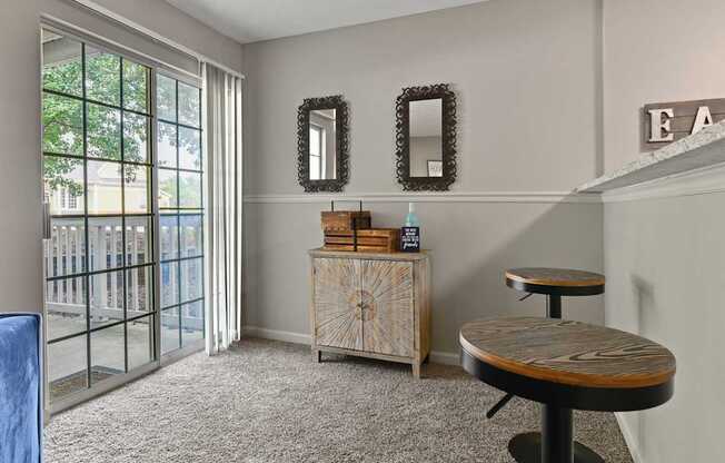 Patchen Oaks Apartments - Large Patios and Balconies