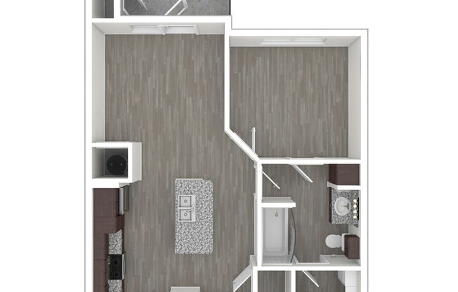 1 bed, 1 bath, 695 sqft, $868