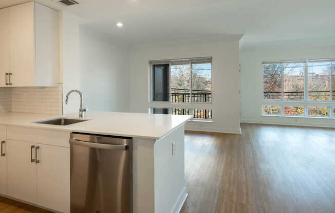 Living Room with Hard Surface Flooring