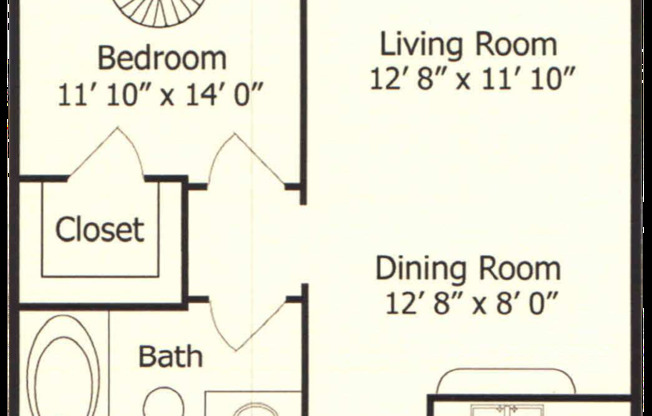 1 bed, 1 bath, 783 sqft, $1,369, Unit 477