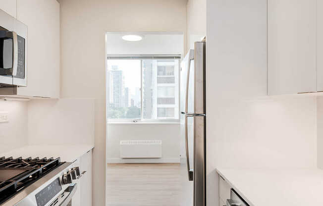 Kitchen with Stainless Steel Appliances