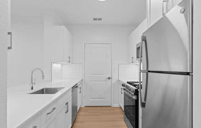 Kitchen with Stainless Steel Appliances