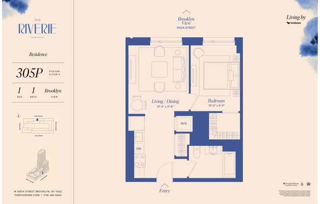 1 bed, 1 bath, $4,470, Unit 305P