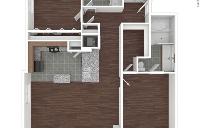 2 beds, 2 baths, 1,267 sqft, $3,255