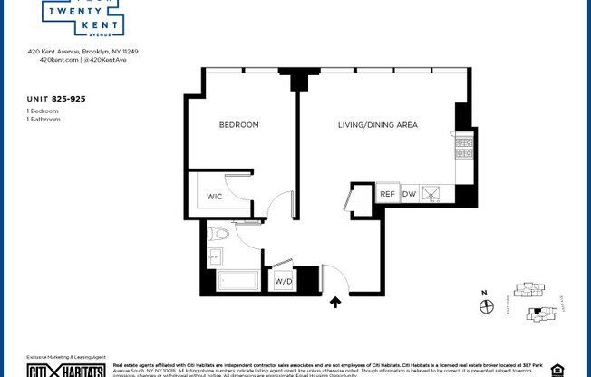 1 bed, 1 bath, $4,389, Unit 925