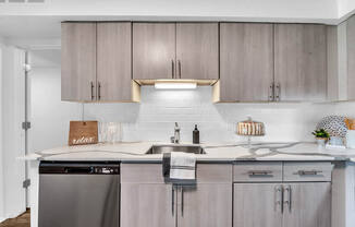 Kitchen at Edge At Farmington Hills - Farmington Hills, MI, Michigan