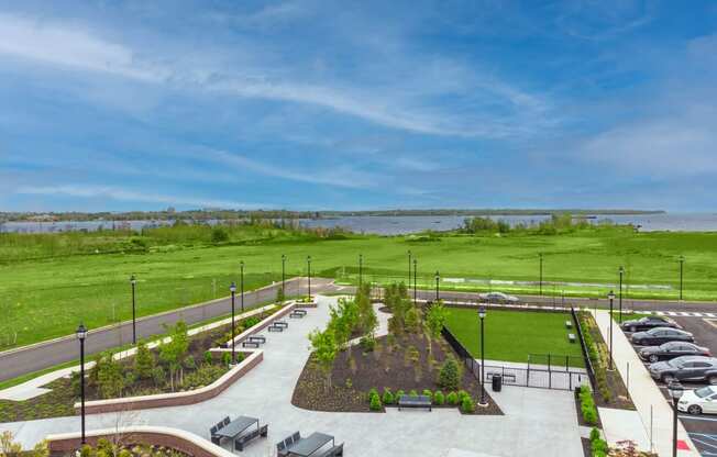 Drone View at Station Bay, South Amboy, New Jersey