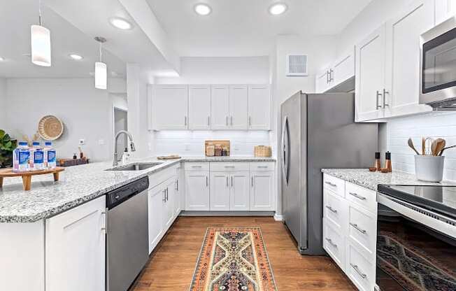 Fully Furnished Kitchen at Mariposa at Harris Road Arlington 55+ Apartments, Arlington, 76001