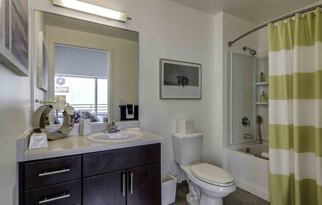 Bathrooms feature Water-Saving Lavatories and Showerheads