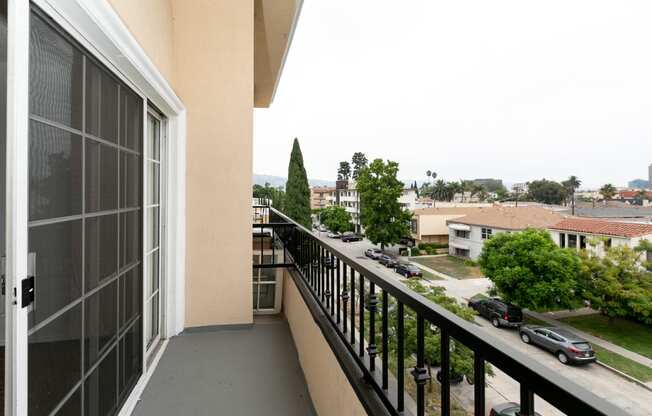 Apartment Balcony and View