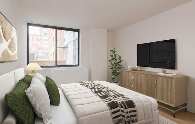 Bedroom with Hard Surface Flooring
