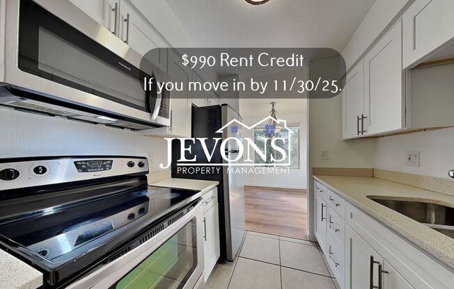 $990 rent credit if you move in by 11/30/25! 2-bedroom home with utilities included near I-405