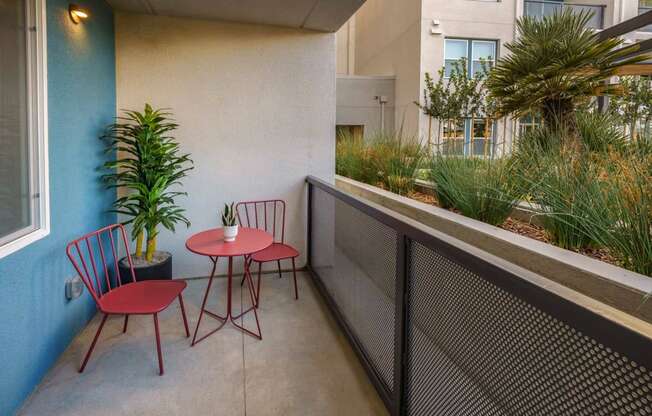 a balcony or terrace at residence inn by marriott las vegas convention center at NoMa Apartments, Walnut Creek, CA, 94596