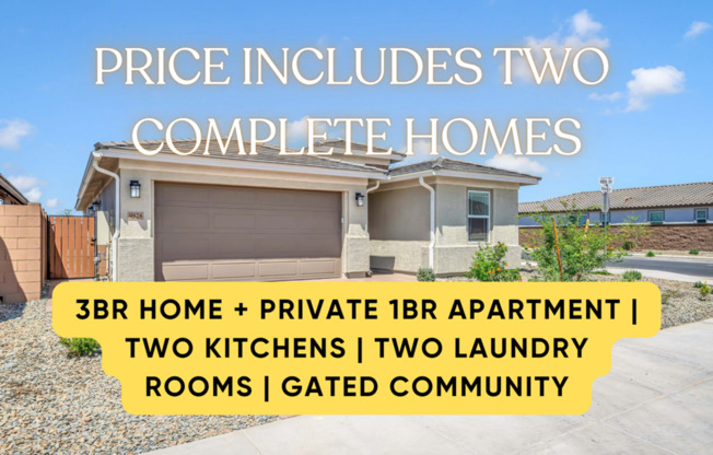 4Bed/3Bath House at Thomas Rd/99th Ave! Ready for Immediate Move-In! -- Mother-In-Law Suite W/Private Entrance!