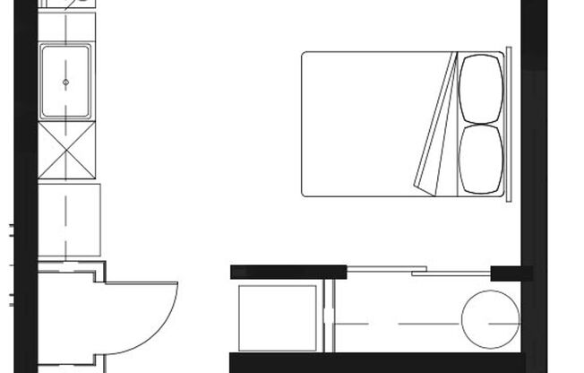 Studio, 1 bath, 305 sqft, $1,325, Unit 01-218