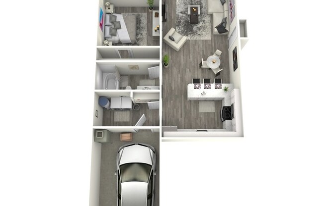 1 bed, 1 bath, 809 sqft, $1,787
