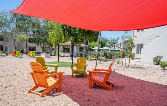 Village at Lakewood, Phoenix, Arizona photo of outdoor lounge area