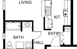 1 bed, 1 bath, 728 sqft, $1,300, Unit 1956-D317