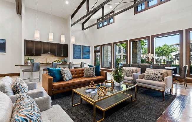 StoneLedge Apartments - Expansive resident clubhouse - Keller, TX Apartments