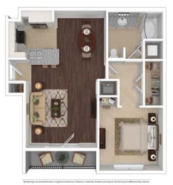 1 bed, 1 bath, 814 sqft, $1,362