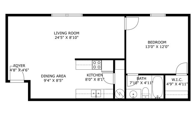 1 bed, 1 bath, 642 sqft, $1,025, Unit 5819-10 PVC