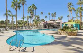 resort style pool