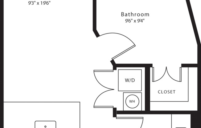 1 bed, 1 bath, 602 sqft, $1,795, Unit 406