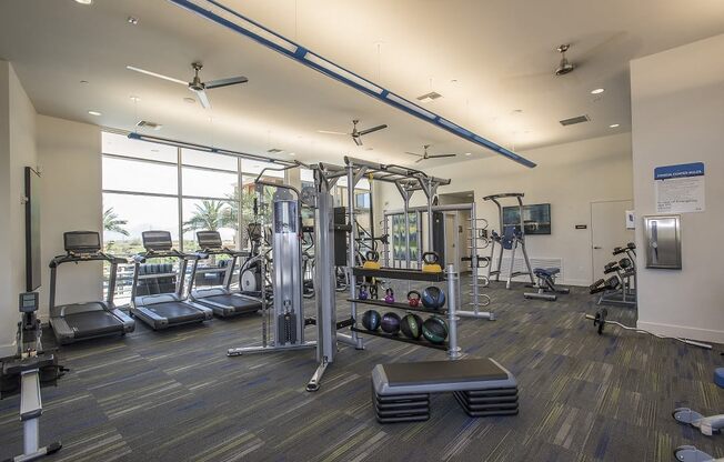 Club-style Fitness Center  at 56 North, Phoenix, AZ