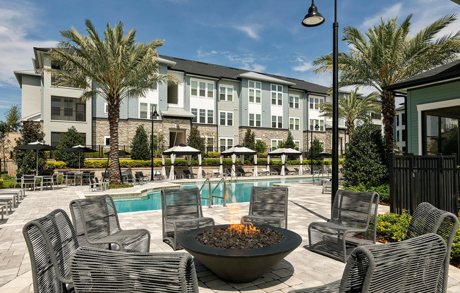 View of Cottonwood Clermont Pool Deck