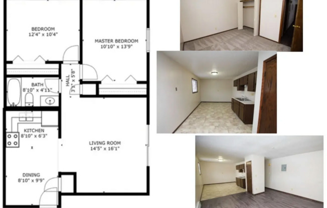 2 beds, 1 bath, $850