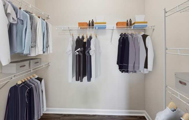Large closet at Waterstone Apartments