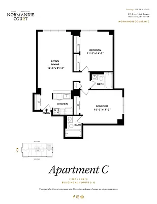 Studio, 1 bath, $5,730, Unit A30C