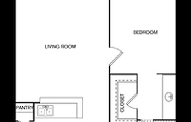 1 bed, 1 bath, 619 sqft, $1,000, Unit 128