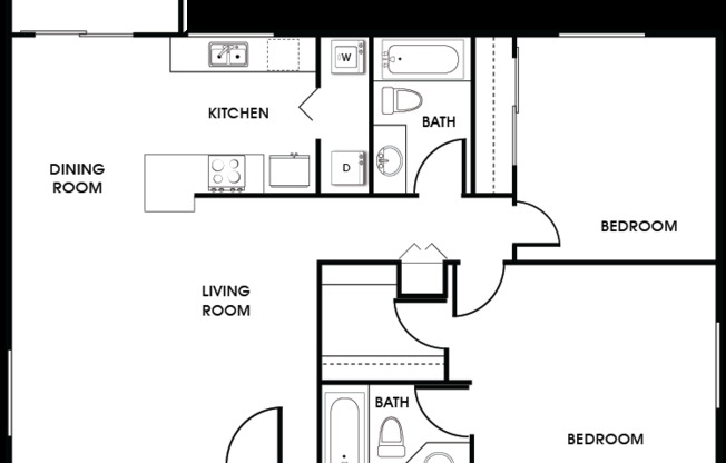 2 beds, 2 baths, 880 sqft, $2,340, Unit Unit 227