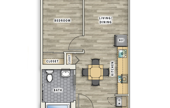 1 bed, 1 bath, 437 sqft, $2,895, Unit 302